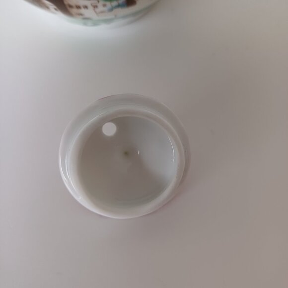 Gorgeous 1985 Franklin Mint HOCHST Fine Porcelain Mini 3.5" Teapot - Picture 8 of 12